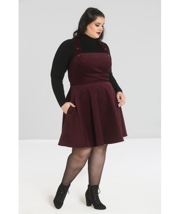 Robe Grande Taille Hell Bunny Wonder Years Pinafore