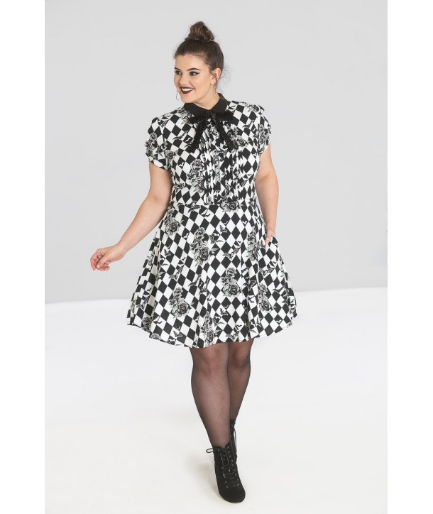 Robe Grande taille Hell Bunny Hauntley Mini