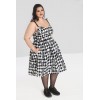 Robe Grande taille Hell Bunny Hauntley 50'S