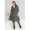 Robe Grande Taille Hell Bunny Holly Berry 50'S