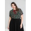 Top Grande Taille Hell Bunny Holly Berry