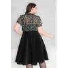 Top Grande Taille Hell Bunny Holly Berry