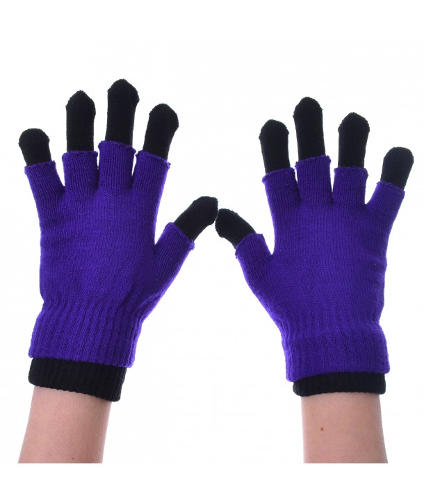 Double Gants Poizen Industrie Violet