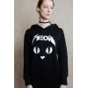 Sweat Shirt Darkside Clothing Femme Metal Meow