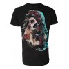 Tee Shirt Darkside Clothing Homme Day Of The Dead Rose