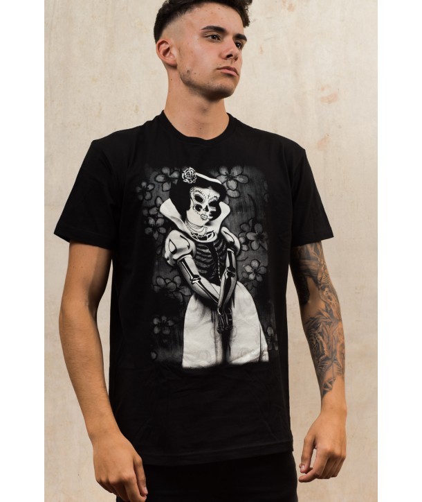 Tee Shirt Darkside Clothing Homme Snow White Skeleton