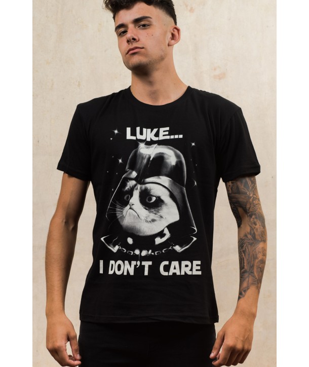 Tee Shirt Darkside Clothing Homme Luke I Dont Care