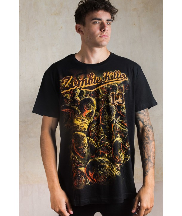 Tee Shirt Darkside Clothing Homme Zombie Killer