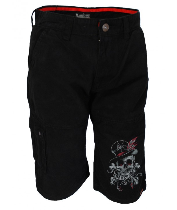 Short Rock Darkside Homme Voodoo Skull