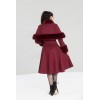 Manteau Hell Bunny Capulet Rouge