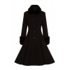 Manteau grade taille Hell Bunny CAPULET Noir