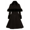 Manteau grade taille Hell Bunny CAPULET Noir