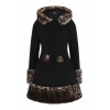 Manteau Grande Taille Hell Bunny Leah Jane Noir