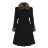 Manteau Hell Bunny Robinson Noir