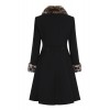 Manteau Hell Bunny Robinson Noir