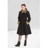 Manteau Hell Bunny Robinson Noir