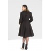 Manteau Hell Bunny Robinson Noir