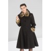 Manteau Hell Bunny Robinson Noir