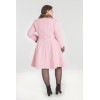 Manteau grande taille Hell Bunny Robinson Rose