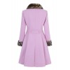 Manteau grande taille Hell Bunny Robinson Rose