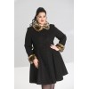 Manteau grande taille Hell Bunny Robinson Noir