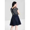 Robe Hell Bunny Dakata Pinafore Navy