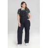 Salopette grande taille Hell Bunny Elly May Denim