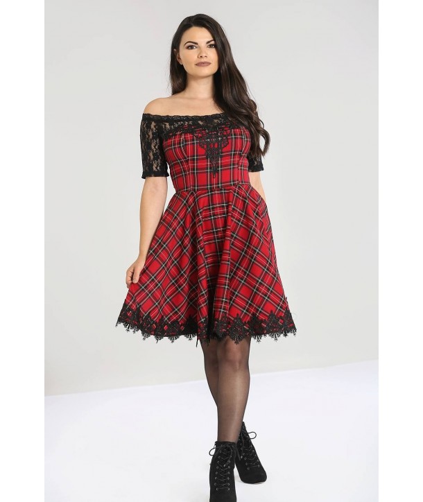 Robe Hell Bunny Amara Mini Tartan