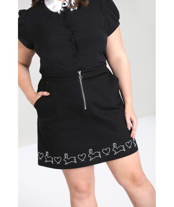 Jupe Grande taille Hell Bunny Hop Along Mini