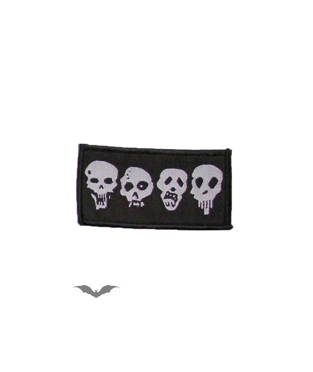 Patches Queen Of Darkness Gothique Patch: Four Different Skulls