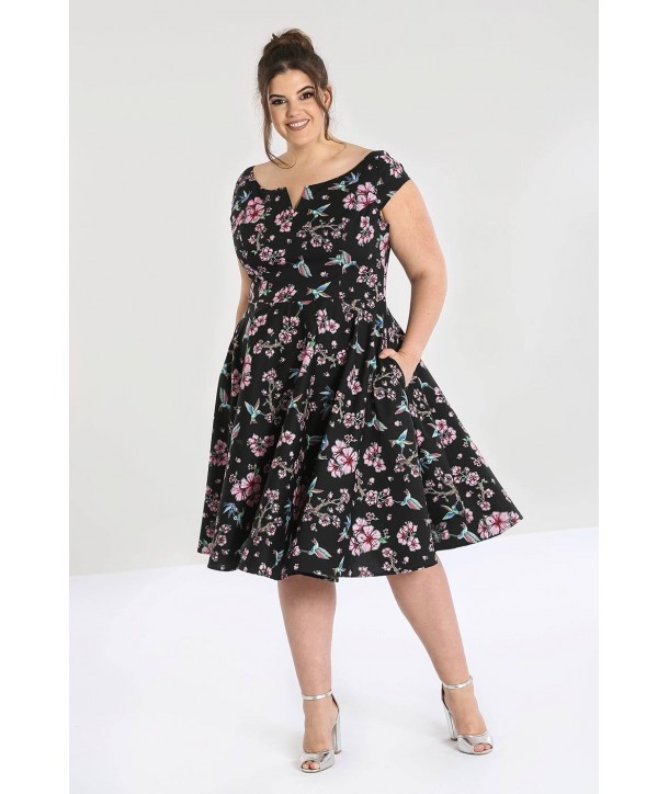 Robe Grande Taille Hell Bunny Madison 50'S