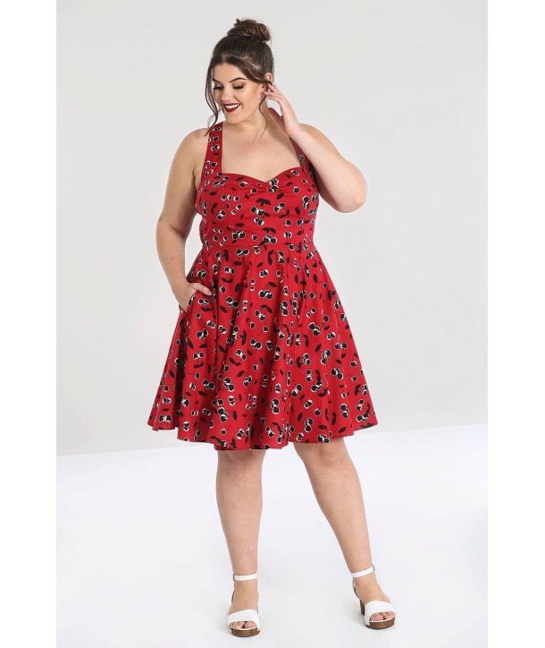 Robe Grande Taille Hell Bunny Alison Mid