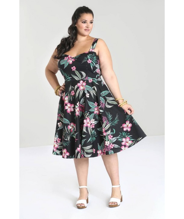 Robe Grande Taille Hell Bunny Kalani 50S