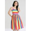 Robe Hell Bunny Over The Rainbow 50S