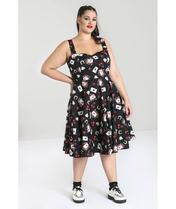 Robe Grande Taille Hell Bunny Viva Las Vegas 50S