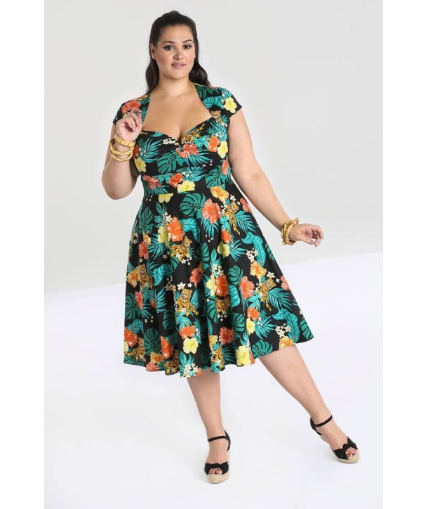 Robe Grande Taille Hell Bunny Bali 50S