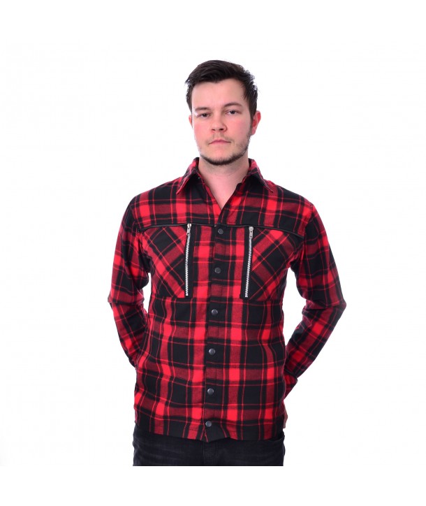 Chemise Chemical Black Ezra Red