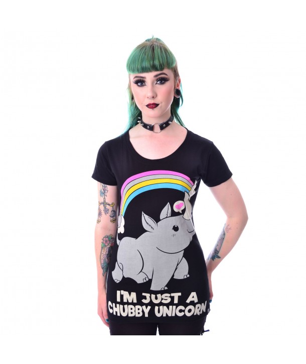 Tee Shirt Cupcake Cult Just a chubby unicorn