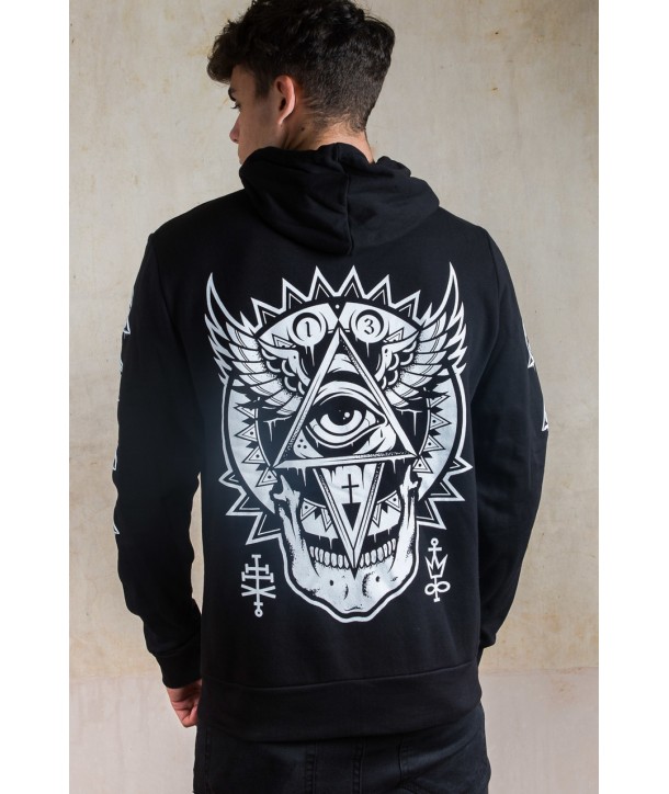 Sweat Shirt Veste Darkside Clothing Femme All Seeing Eye