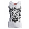 Débardeur Darkside Clothing All Seeing Eye White