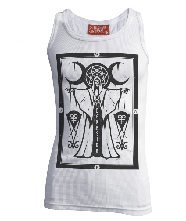 Débardeur Darkside Clothing Cult Priest White