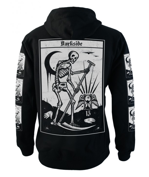 Sweat Shirt Veste Darkside Homme Death Tarot Card