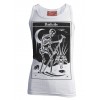 Débardeur Darkside Clothing Death Tarot Card White