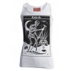 Débardeur Darkside Clothing Death Tarot Card White