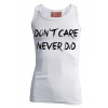 Débardeur Darkside Clothing Dont Care Never Did White
