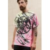 Tee Shirt Darkside Clothing Homme Mickey 666 Pastel Flash