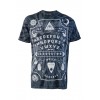 Tee Shirt Darkside Clothing Ouija Board Grey T-Dye