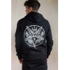 Sweat Shirt Veste Darkside Homme Pentagram Baphomet