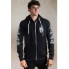 Sweat Shirt Veste Darkside Homme Pentagram Baphomet