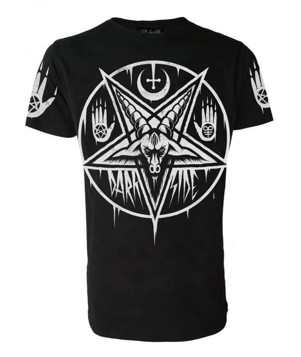 Tee Shirt Darkside Clothing Homme Pentagram Baphomet